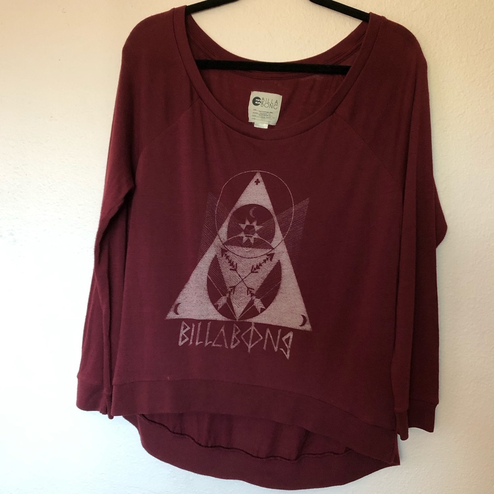 💕 Cute Billabong HiLo Long Sleeved Top